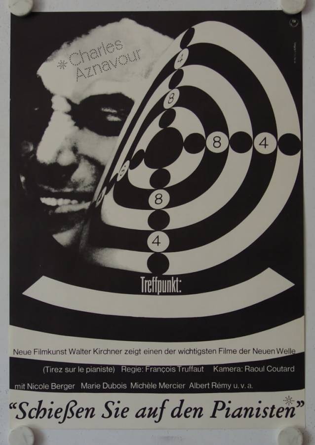Shoot the Piano Player re-release german movie poster